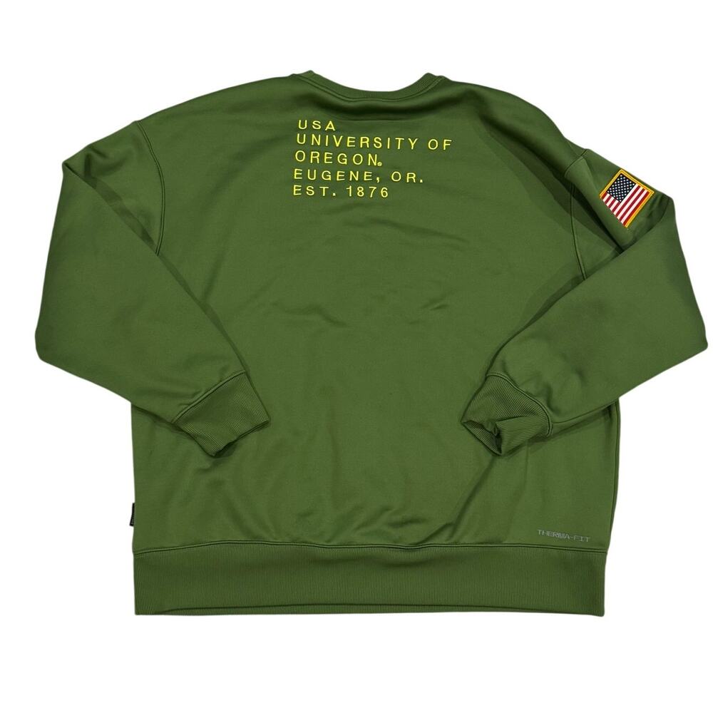 Nike Oregon Ducks Military Pack Crewneck Sweatshirt L - Picture 2 of 12
